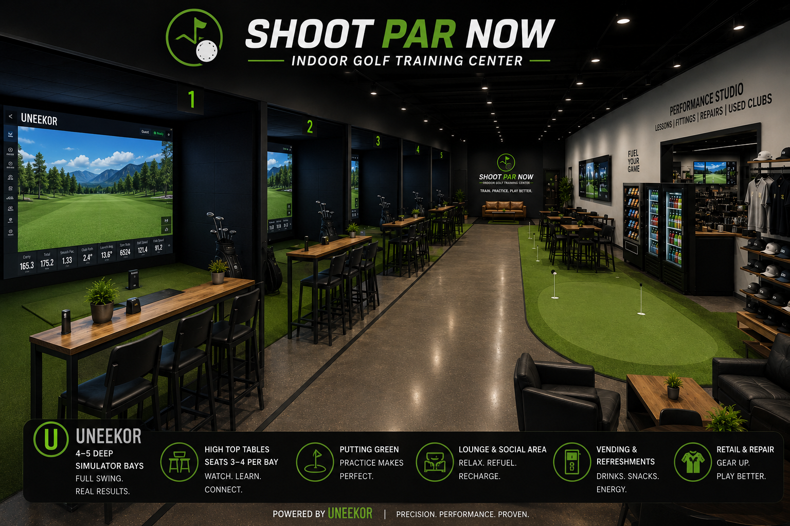 UNEEKOR UPGRADE INDOOR HITTING BAYS